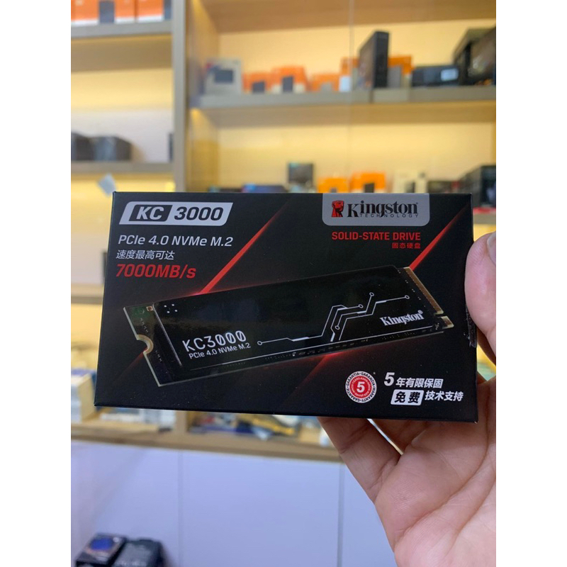 Ổ cứng SSD Kingston 512GB 1TB 2TB KC3000 M2 Nvme 2280 Gen4x4 - BH 60 tháng