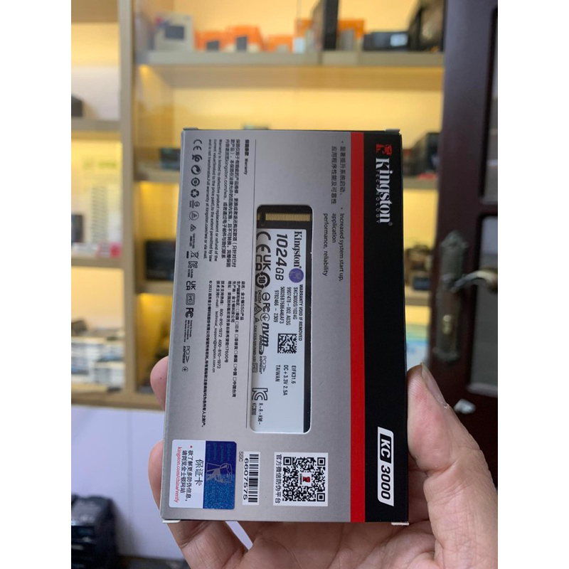 Ổ cứng SSD Kingston 512GB 1TB 2TB KC3000 M2 Nvme 2280 Gen4x4 - BH 60 tháng