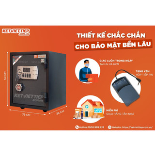 [HÀNG CHÍNH HÃNG] Két sắt Việt Tiệp điện tử VTE80