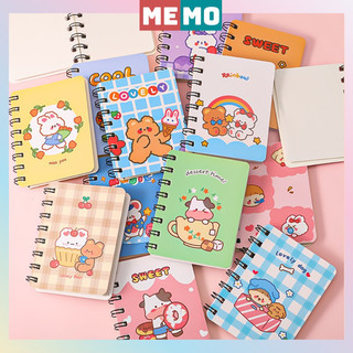 Sổ tay ghi chép lò xo mini, notebook, sổ tay cute MEMO