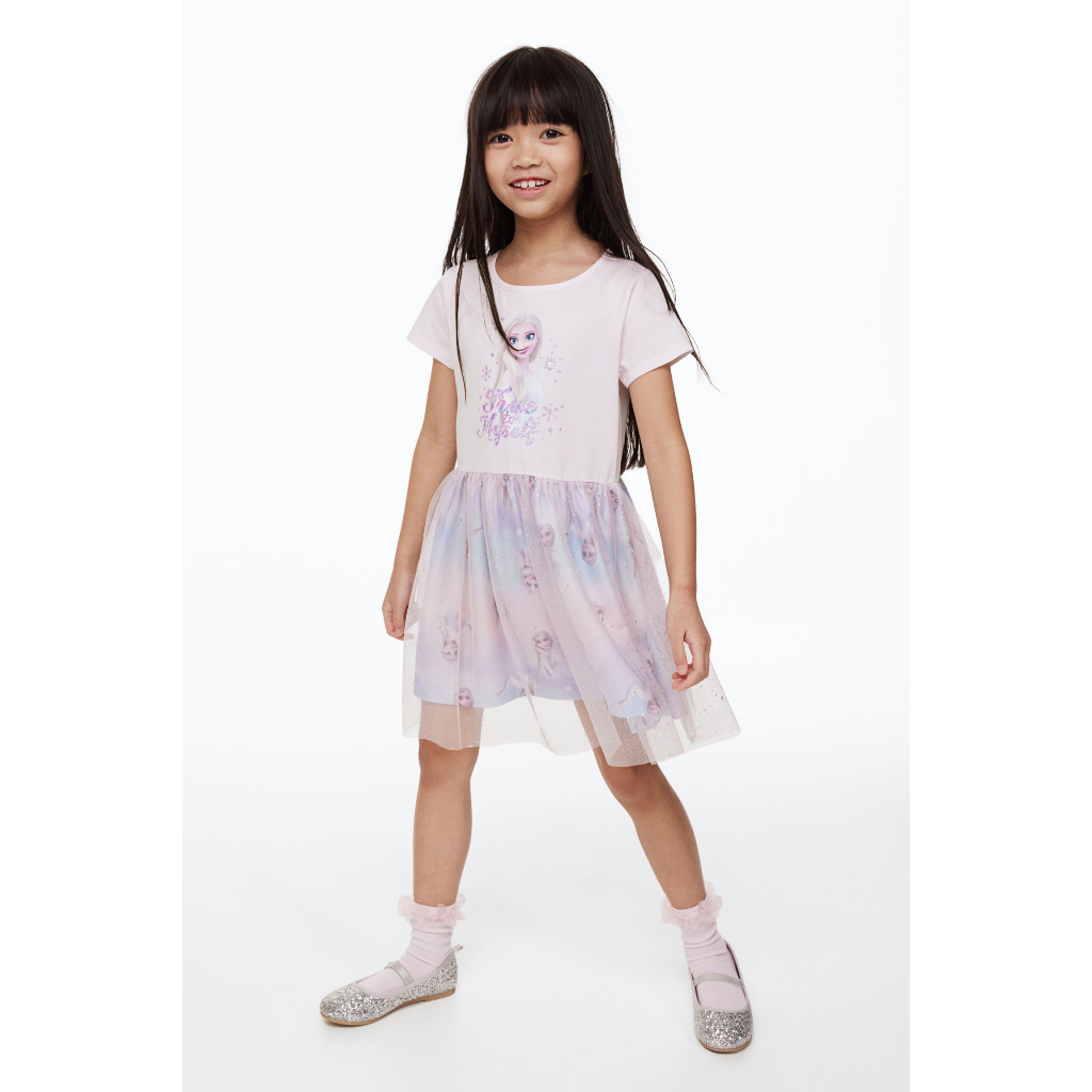 Váy vải tuyn Elsa bé gái HM Authentic