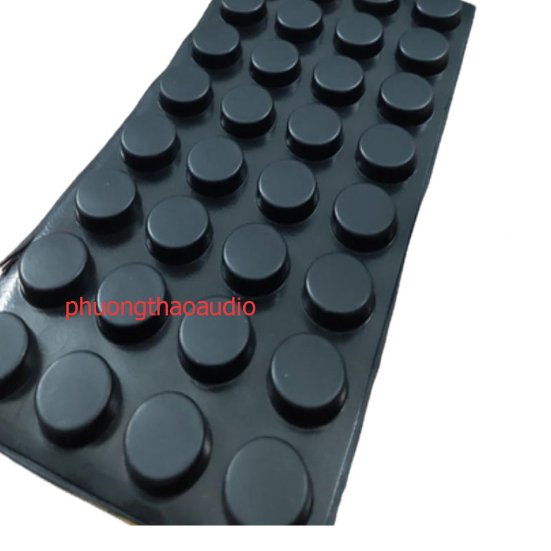 Chân dính cao su 3M kích thước 19mm dày 7mm Set 4 chiếc