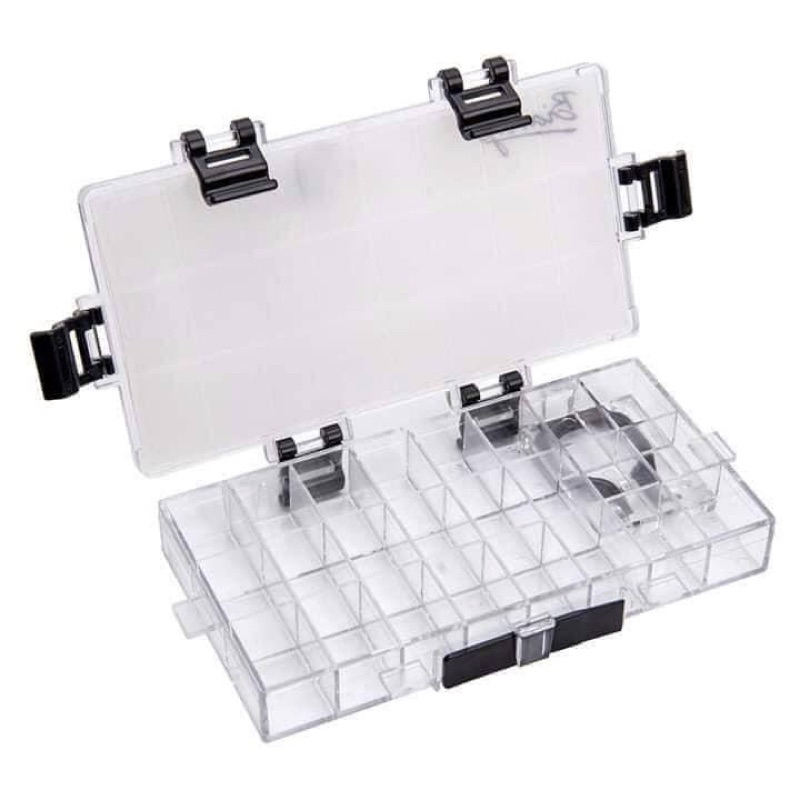 Khay đựng bột Mica nắp gài siêu chắc 12 ô- 24 ô