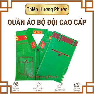 Quần áo bộ đội vàng mã cao cấp