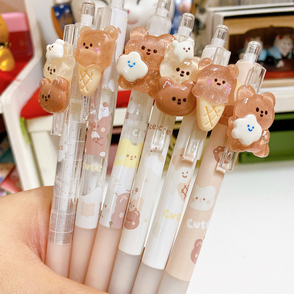 Bút chì bấm ngòi 0.5mm Umei hình gấu baby bear dễ thương Tẻn Tẻn