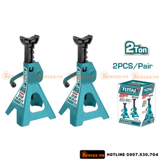 Con nâng đội kê mễ kê ngựa ô tô 2 tấn total thjs0201 giúp nâng phụ trợ sửa chữa xe hơi - bộ combo 2 con