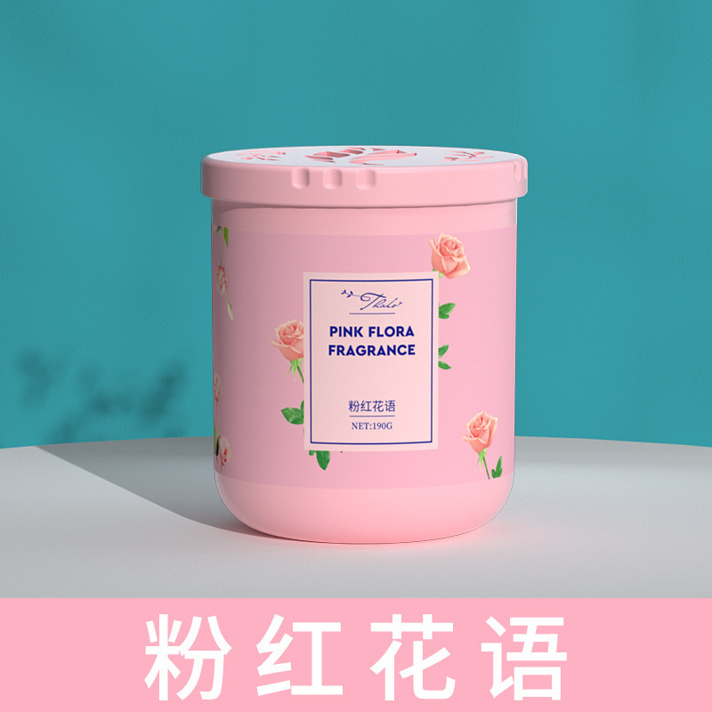 190g Sáp thơm phòng JINGDU có tiếng tại nội địa Trung, hộp hình trụ tạo hương thơm trong phòng, ô tô, tủ quần áo,t