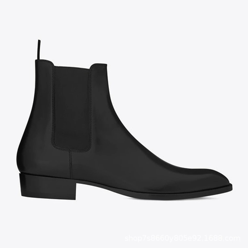 Giày Chelsea Boots nam da loại 1 đã may đế SL1071 StarLord