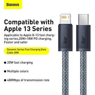 Cáp Sạc Nhanh 20W Siêu Bền Baseus Dynamic Series FAST CHARGING DATA CABLE 20W cho iP
