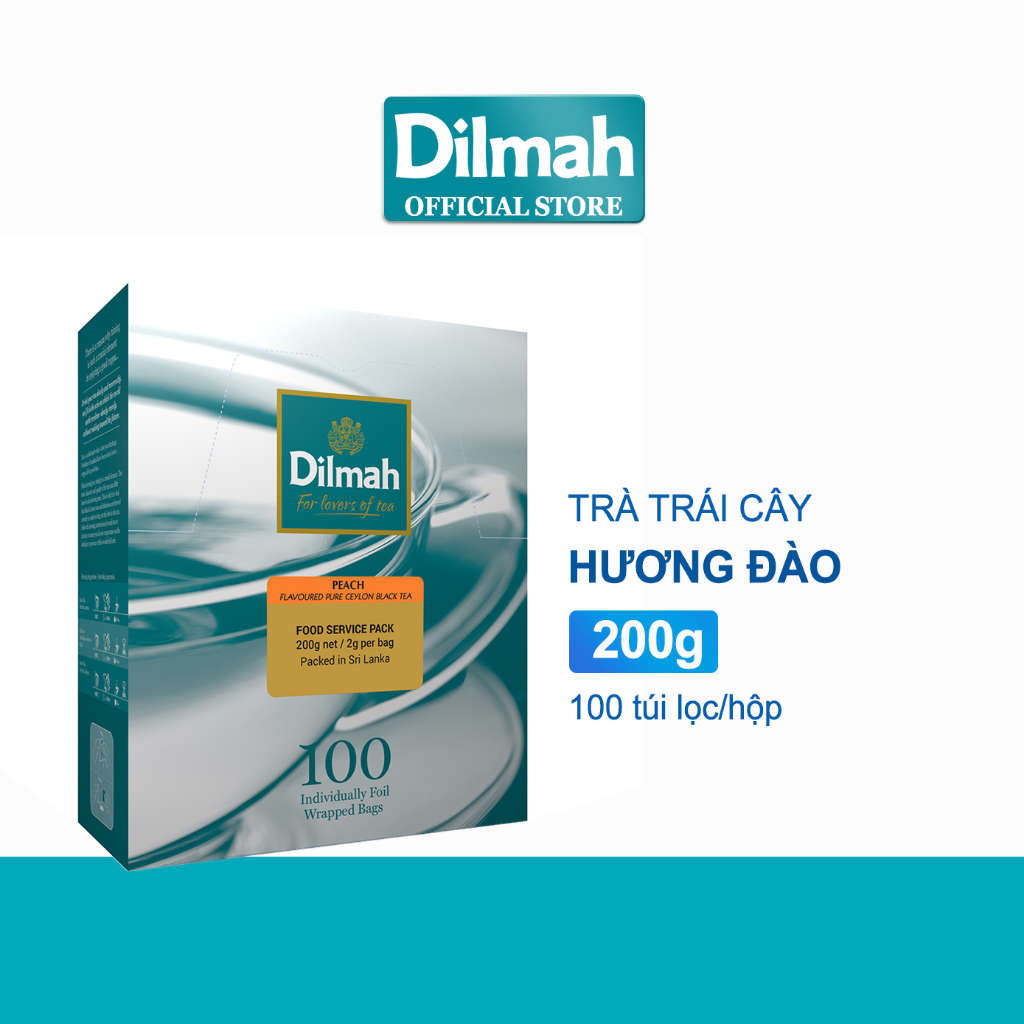 Trà Dilmah Hương Đào 200g - 100 túi