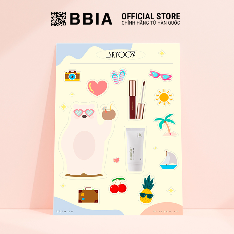 [HÀNG TẶNG KHÔNG BÁN] Sticker ĐỘC QUYỀN Bbia Official Store