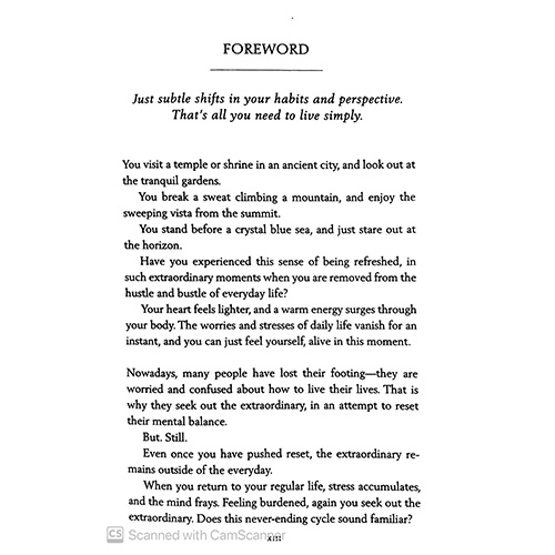 The Art Of Simple Living