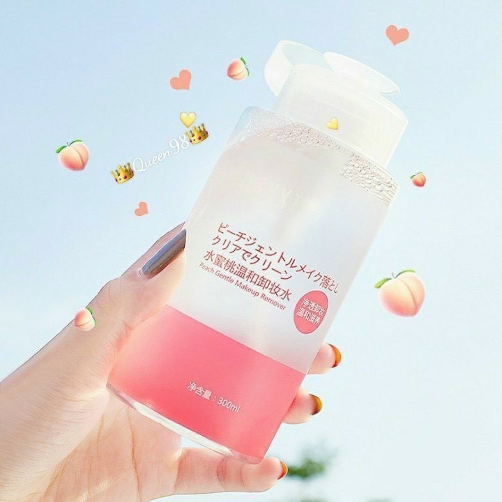 Nước tẩy trang 300ml Đào Heyxi làm sạch dưỡng ẩm cho da