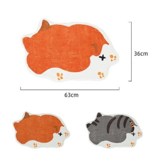 Thảm lau chân hình mèo lười cute