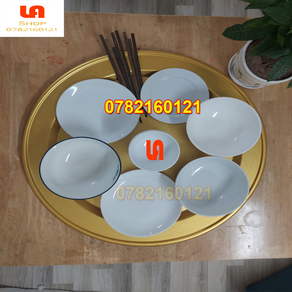 Mâm nhôm, mâm ăn cơm Mâm nhôm mạ vàng 60cm. đây là dụng cụ bếp trong gia  đinh, bộ đò bàn ăn