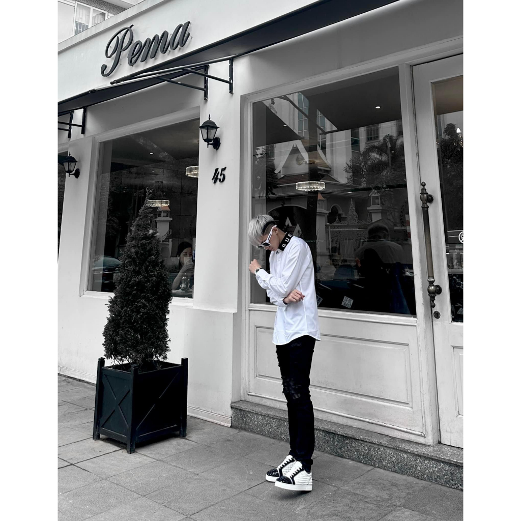 [Mã FATREND5 giảm đến 30k đơn 99k] Áo Sơ Mi Burberry BBR Dài Tay Cổ Dệt Chữ Thêu Phong Cách Thời Trang Cao Cấp | BigBuy360 - bigbuy360.vn