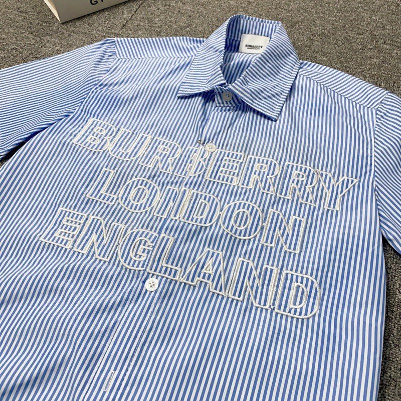 Áo Sơ Mi BURBERRY LONDON ENGLAND Ngắn Tay Cao Cấp
