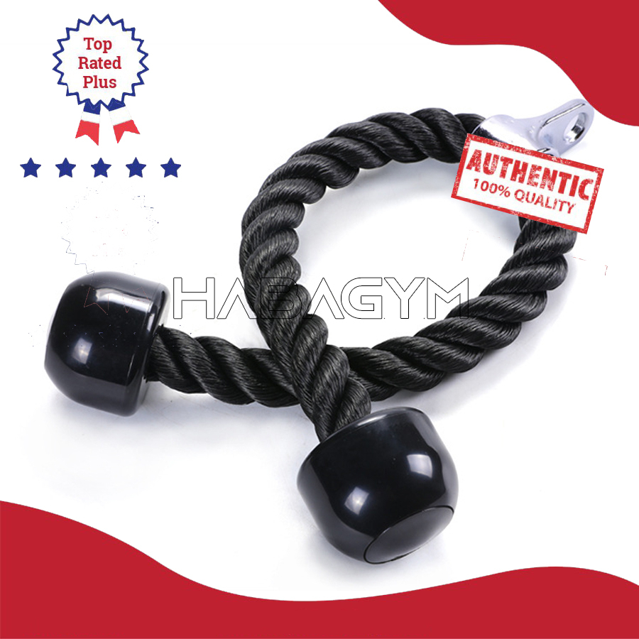 HabaGYM Dây Thừng Kéo Xô, Dây Tập Tay Sau, Tập Gym Chính Hãng