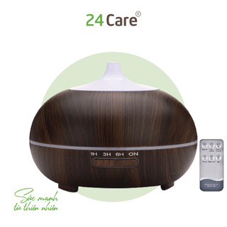 [BẢO HÀNH 6 THÁNG] Máy Xông/ Máy Khuếch Tán Tinh Dầu Phòng Ngủ 24CARE dung tích 500ml có chế độ hẹn giờ