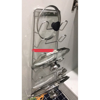  TĂM ĐẶC DÀY  Kệ để treo vung nắp xoong nồi 100% INOX 304 gắn tường KỆ NẮP XOONG inox 304 chuẩn chống han gỉ 