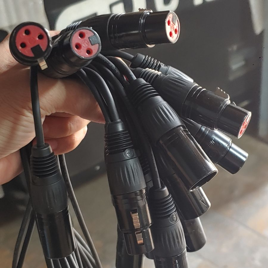 Dây Canon Cái Ra 2 Đầu Canon Đực, giá 1 dây