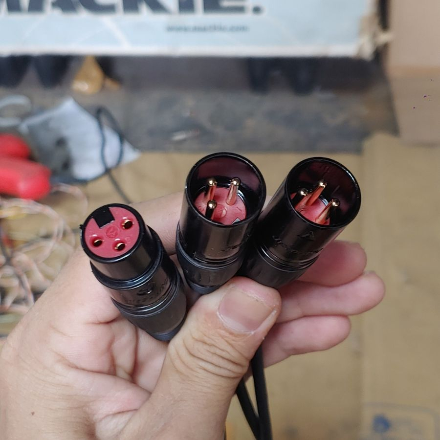 Dây Canon Cái Ra 2 Đầu Canon Đực, giá 1 dây