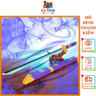 Đồ chơi lắp ráp mô hình thanh kiếm enma / shusui / wado ichimonji / sandai kitetsu của zoro trong đảo hải tặc