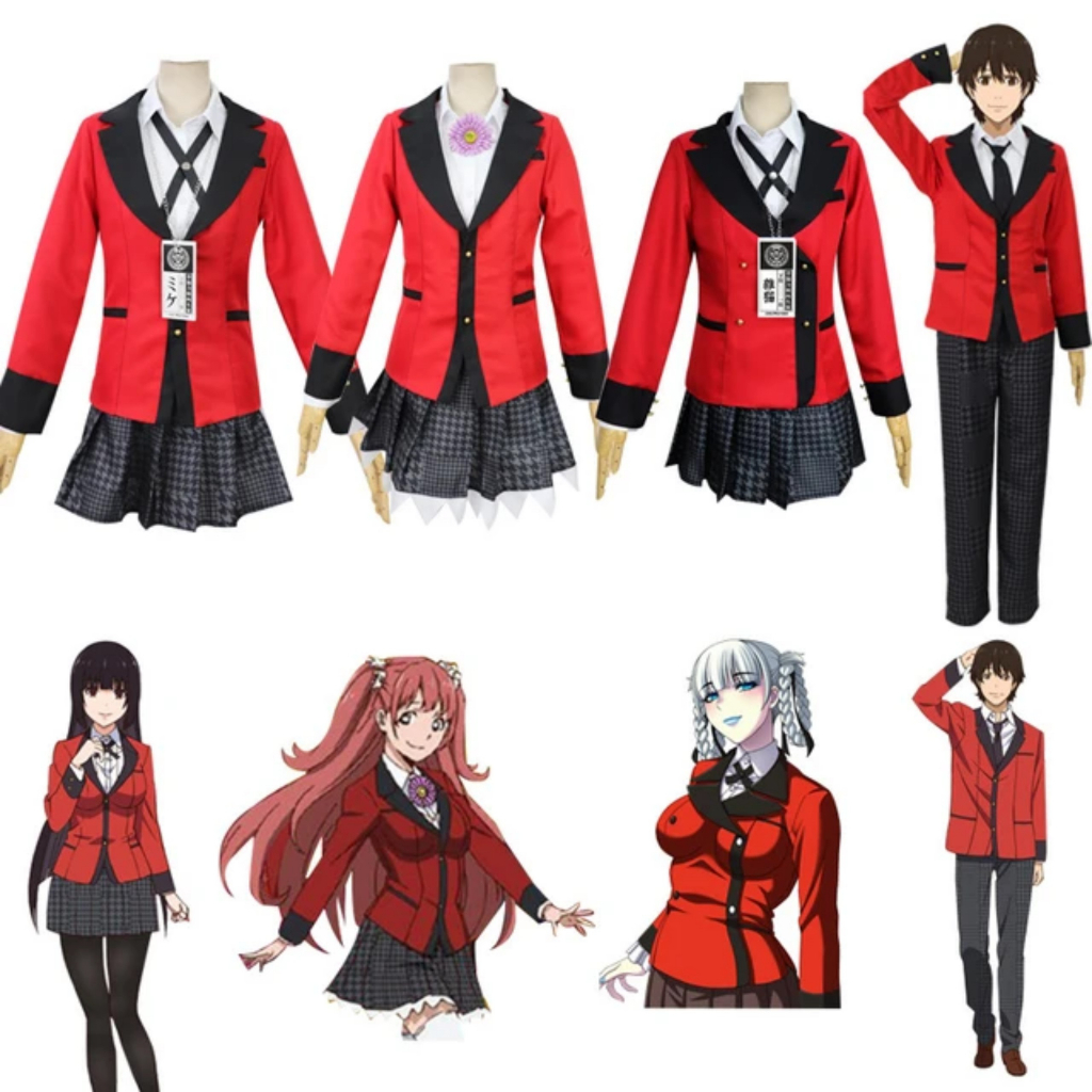 [Sẵn] Costume cosplay Yumemi và Ryota - Kakegurui: Học viên đỏ đen [Miu Copslay]