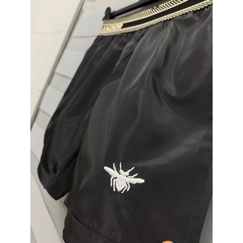 ⚡️[Hight Quality] Hàng Có Sẵn!! Quần Short Gió Di..o.r Cạp Chun Lót Lưới Logo Ong Thêu Mặc Cực Mát - Hang Loại 1