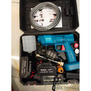 Máy phun thuốc rửa xe pin makita 220v - máy rửa xe gia đình - máy xịt tưới hoa , ,rửa máy lạnh