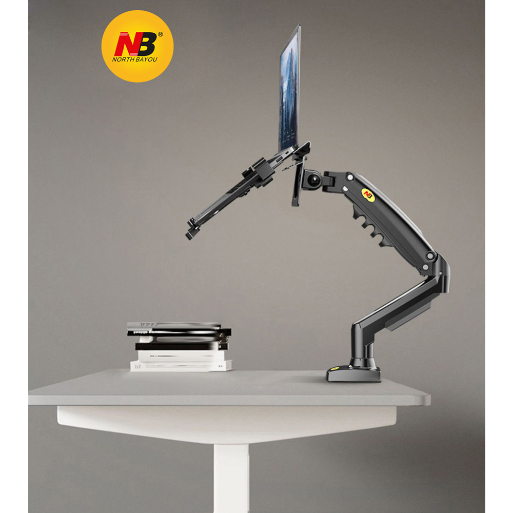 Combo tay treo màn hình kèm kẹp laptop NB F80+FP2