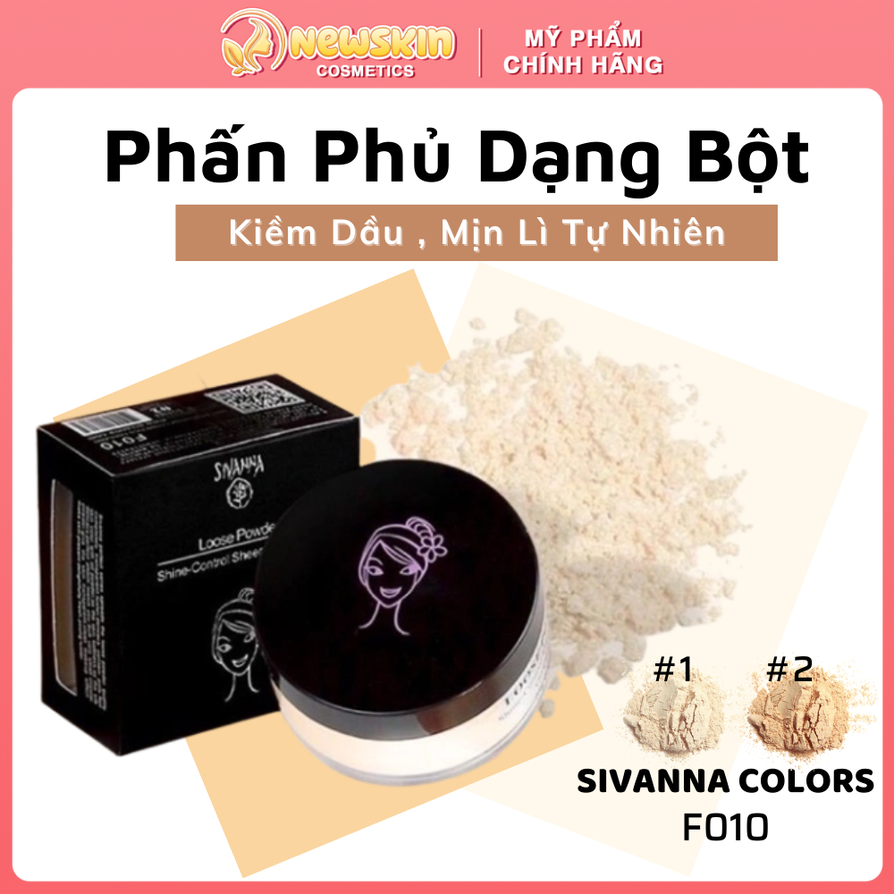 Phấn phủ kiềm dầu dạng bột Sivanna Loose Powder Thái Lan 20g