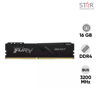 Ram ddr4 kingston 16gb 3200mhz fury beast