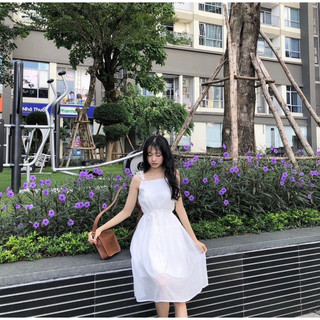 Đầm Daisy Queen trắng