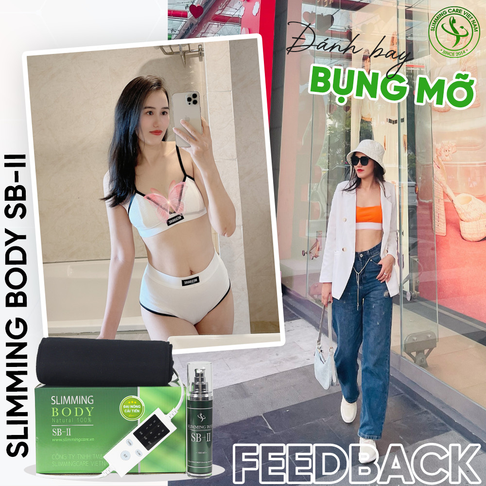 Bộ đai ủ nóng Slimming Body cải tiến đánh tan mỡ săn chắc da