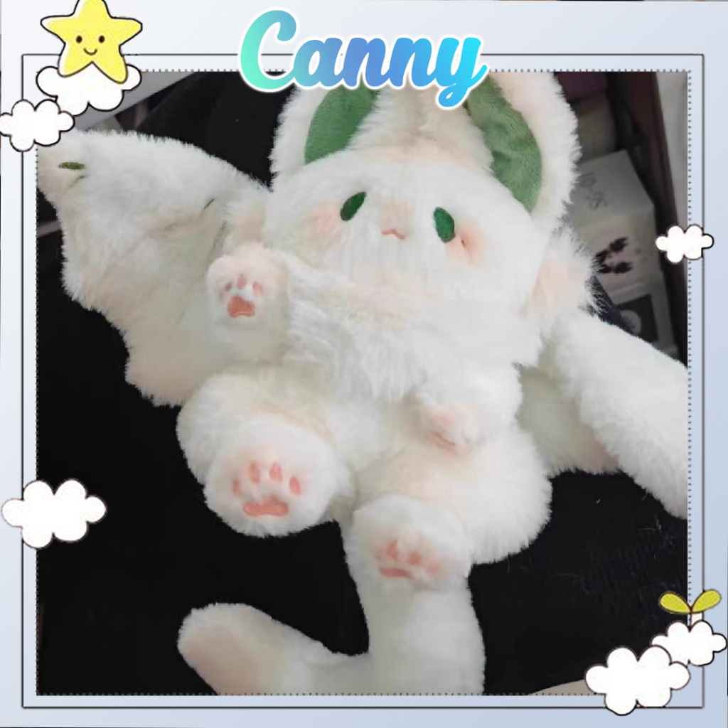 Thỏ bông hình dơi trắng đáng yêu, đồ chơi thú nhồi bông cho bé