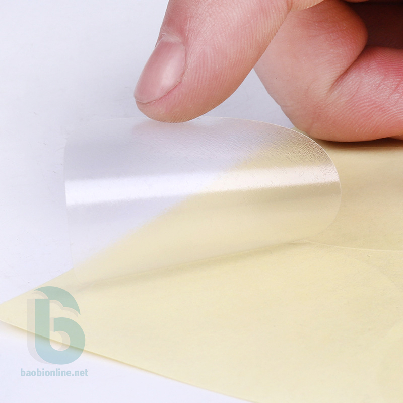 TEM DÁN NIÊM PHONG SẢN PHẨM HÌNH TRÒN TRONG SUỐT | TEM DÁN NIÊM PHONG KHÔNG IN NHIỀU KÍCH THƯỚC - BAOBIONLINE