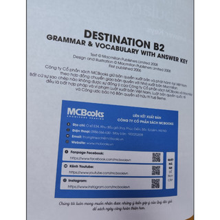 Sách - Destination B2 : Grammar & Vocabulary (tái bản 2023)