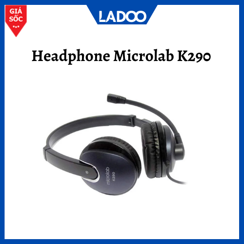 Tai nghe Microlab K290 (2 Jack 3.5mm) HÀNG CHÍNH HÃNG BẢO HÀNH 12TH