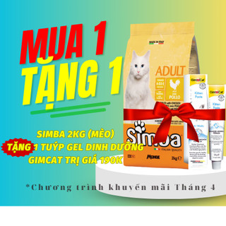 SIMBA Cat Food 2kg - Thức ăn hạt hoàn chỉnh cho mèo trưởng thành (Italy)