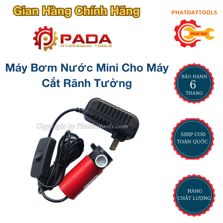 Máy bơm nước mini cho máy cắt rãnh tường