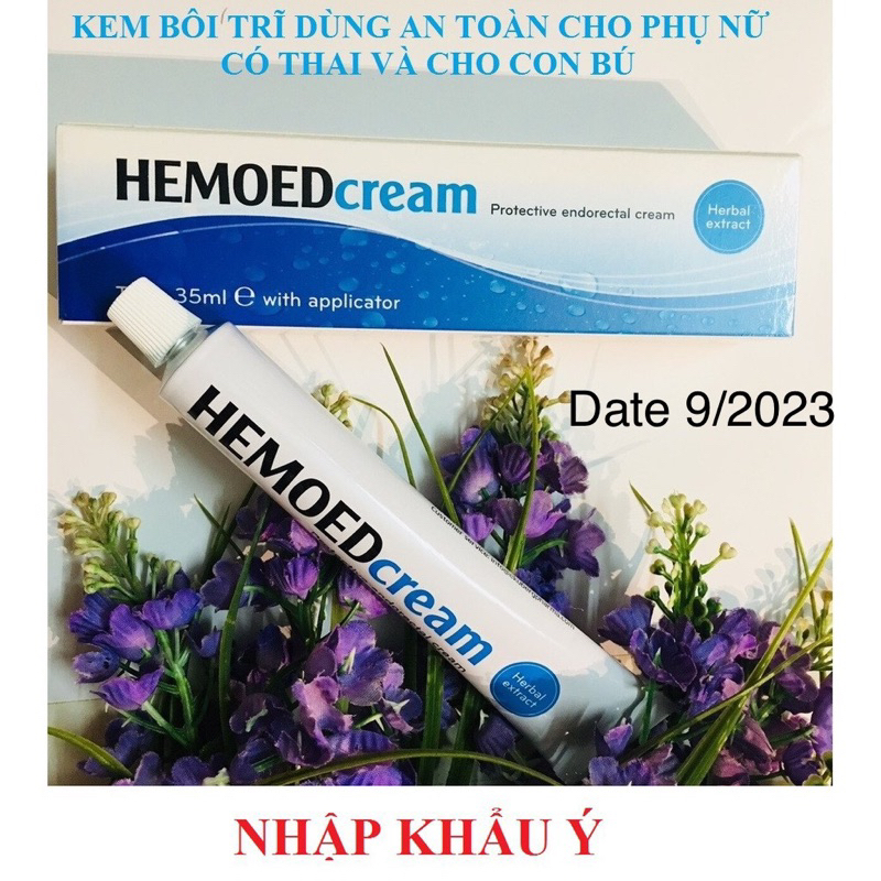 Kem Bôi Trĩ HEMOED CREAM - Tube 35g - Giúp hỗ trợ trĩ, làm giảm kích ứng vùng hậu môn