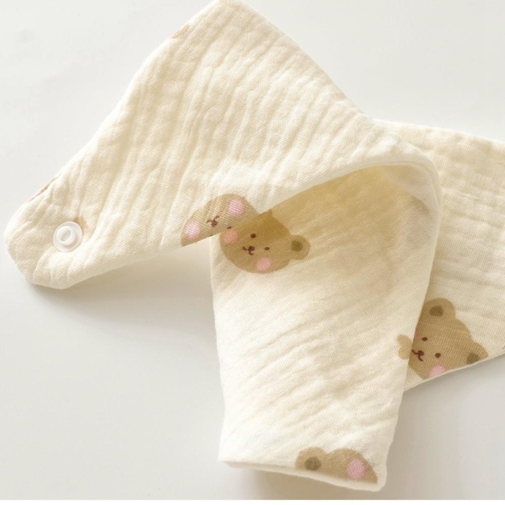 Khăn Yếm Cho Bé Ranbee Yếm Bé Gái Bé Trai Chất Liêu Xô Muslin Cao Cấp - PK041