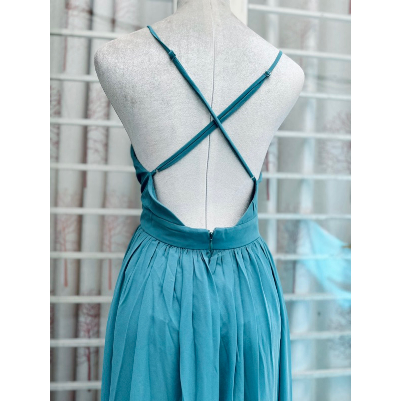 Đầm maxi OneTheLand voan chiffon sexy