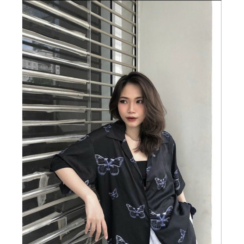 Áo sơ mi Dirycoin chất liệu vải lụa mềm mại, thoáng mát phong cách trẻ trung.