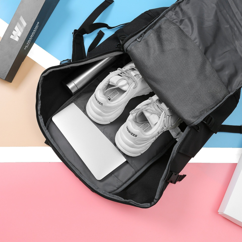 Balo Du Lịch Phượt Lớn Chống Nước Tốt Thể Tích 40Lit Đựng Được Hơn 10 Bộ Quần Áo Bảo Hành Trọn Đời Khóa Kéo Đường May