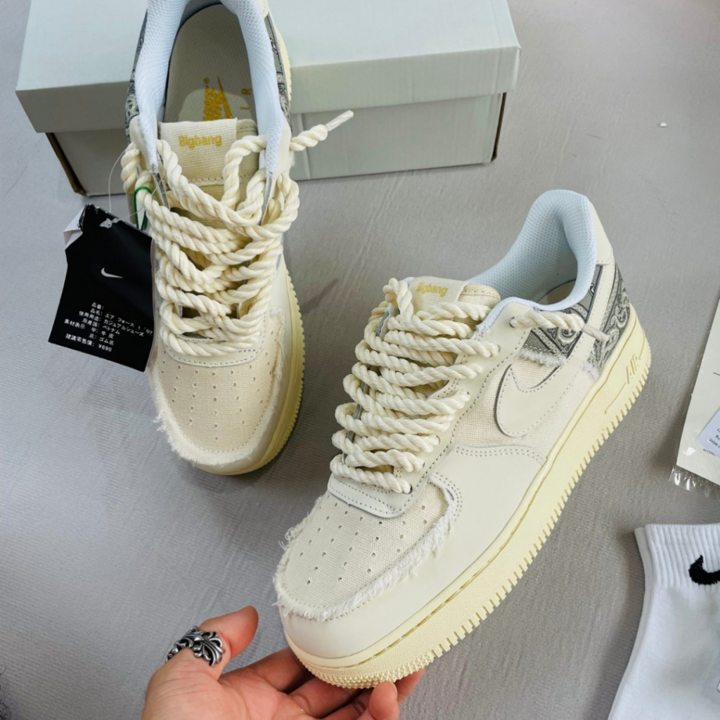 Giày thể thao Nike dây thừng bản chuẩn hàng trung mới 100% fullbox bill