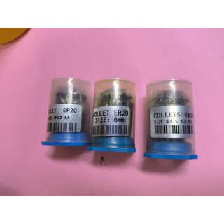 Combo 3 collet er20 kẹp đường kính 13-8-6.5mm - rọ kẹp dao phay cnc