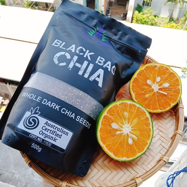 Hạt Chia Đen Organic Hữu Cơ Cho Người Giảm Cân, Ăn Kiêng , Hạt Chia Giảm Cân, Nhập Khẩu Úc