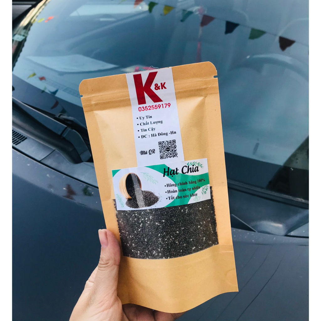 Hạt Chia Đen Organic Hữu Cơ Cho Người Giảm Cân, Ăn Kiêng , Hạt Chia Giảm Cân, Nhập Khẩu Úc